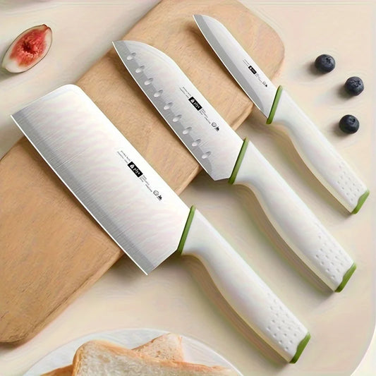 3PCS Sharp Vegetable and Meat Slicing Knife 5.3 inch Japanese Santoku Knife